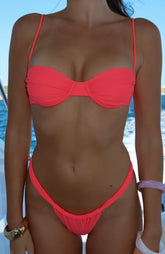 Destino Bikini Top Coral Crush