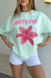 Got That Glow Oversized Tee Mint