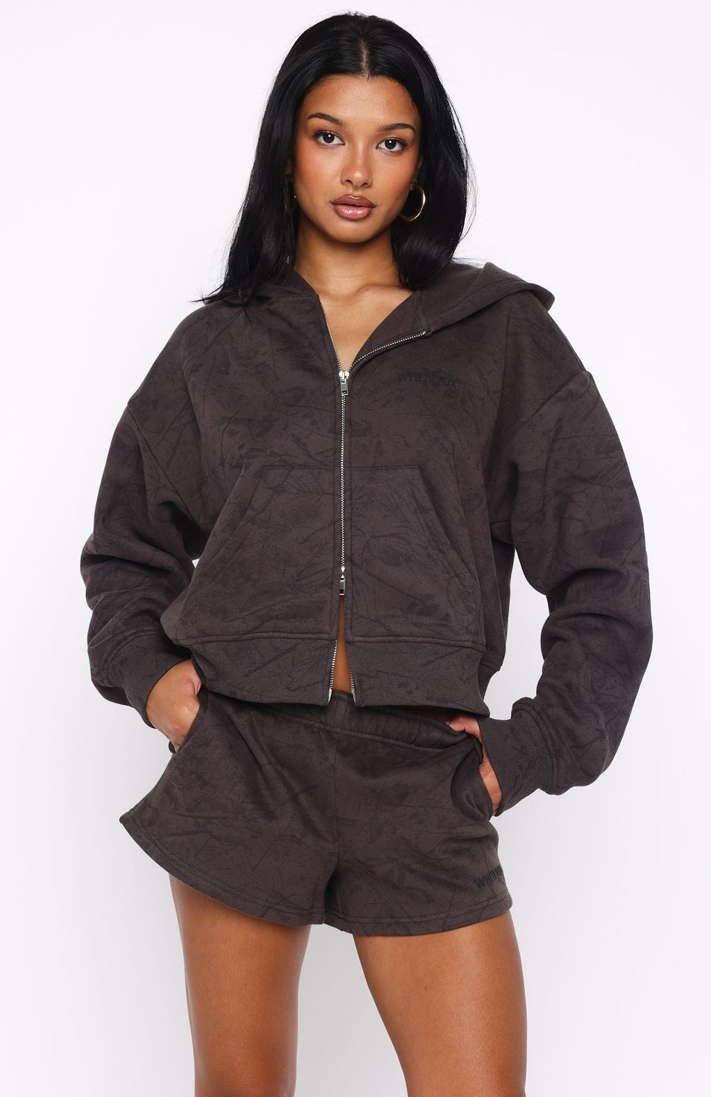 Hiding Away Lounge Shorts Dark Camo