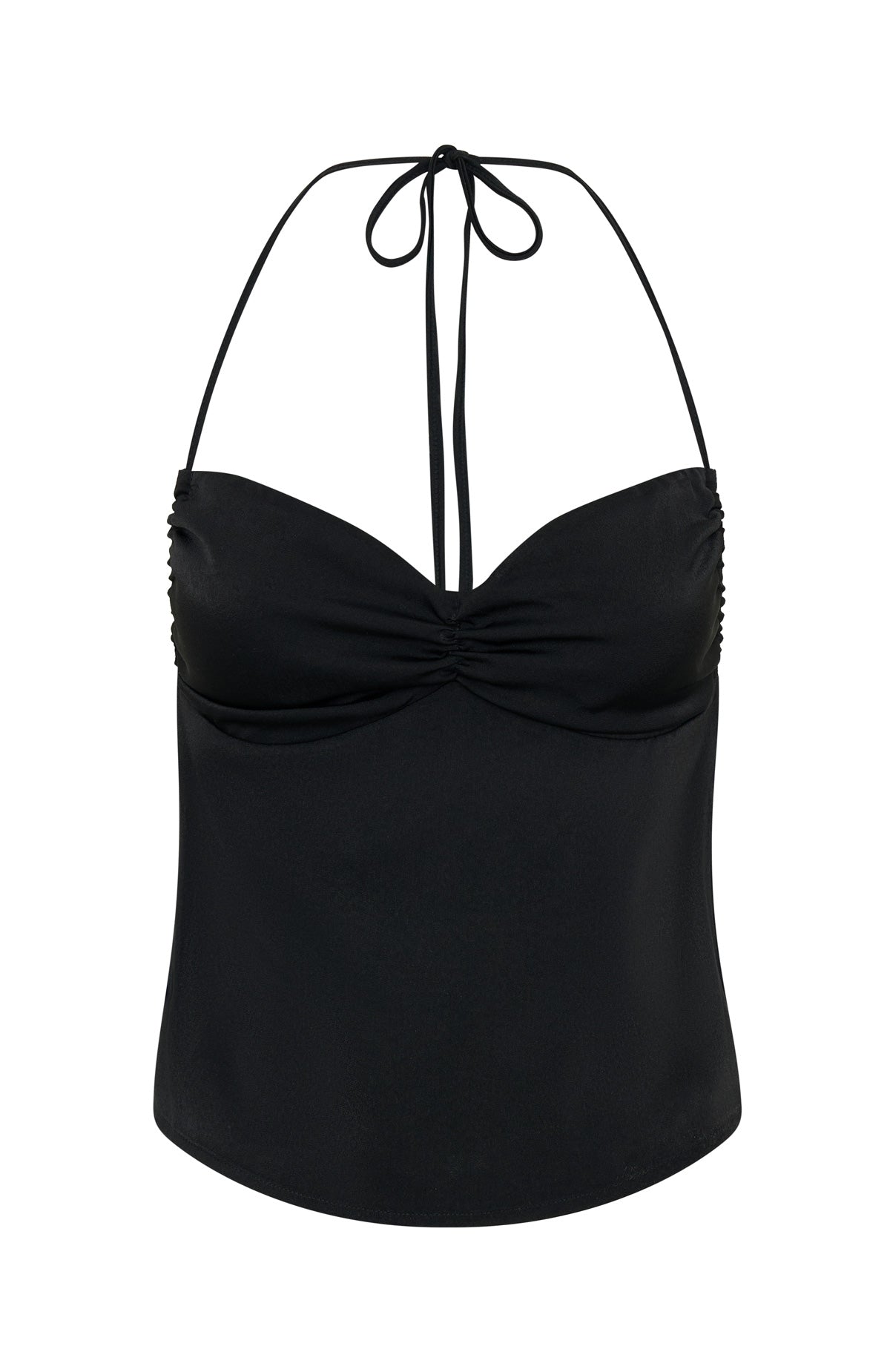 I'd Come Running Halter Top Black