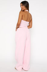 Make It Or Break It Barrel Leg Sweatpants Pink