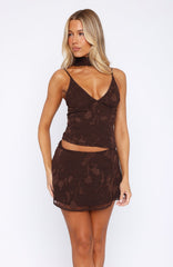 Summer Garden Top Chocolate