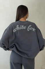 Why Won't You Oversized Drop Shoulder Sweater Volcanic